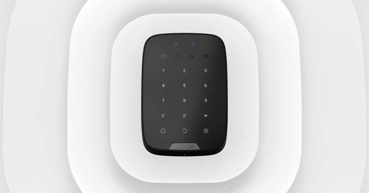Ajax KeyPad Plus teclado alarma Ajax