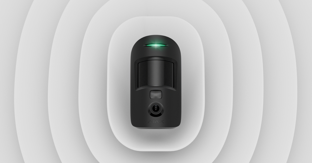 Ajax MotionCam PhOD detector con cámara Ajax