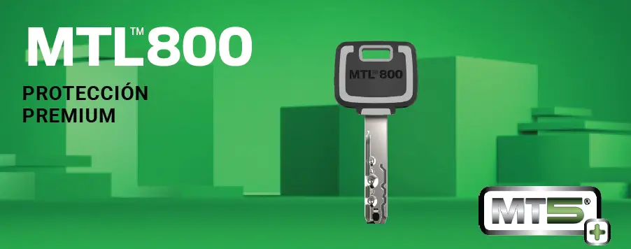 Bombín de alta seguridad Mul-T-Lock MTL800 disponible en Cerrajería Revilla