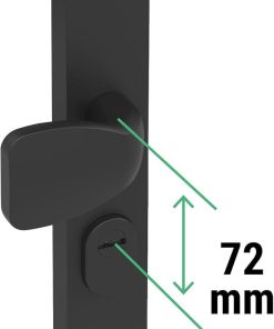Arregui Dúplex MMT7224 con distancia de 72 mm entre manilla y eje del bombillo