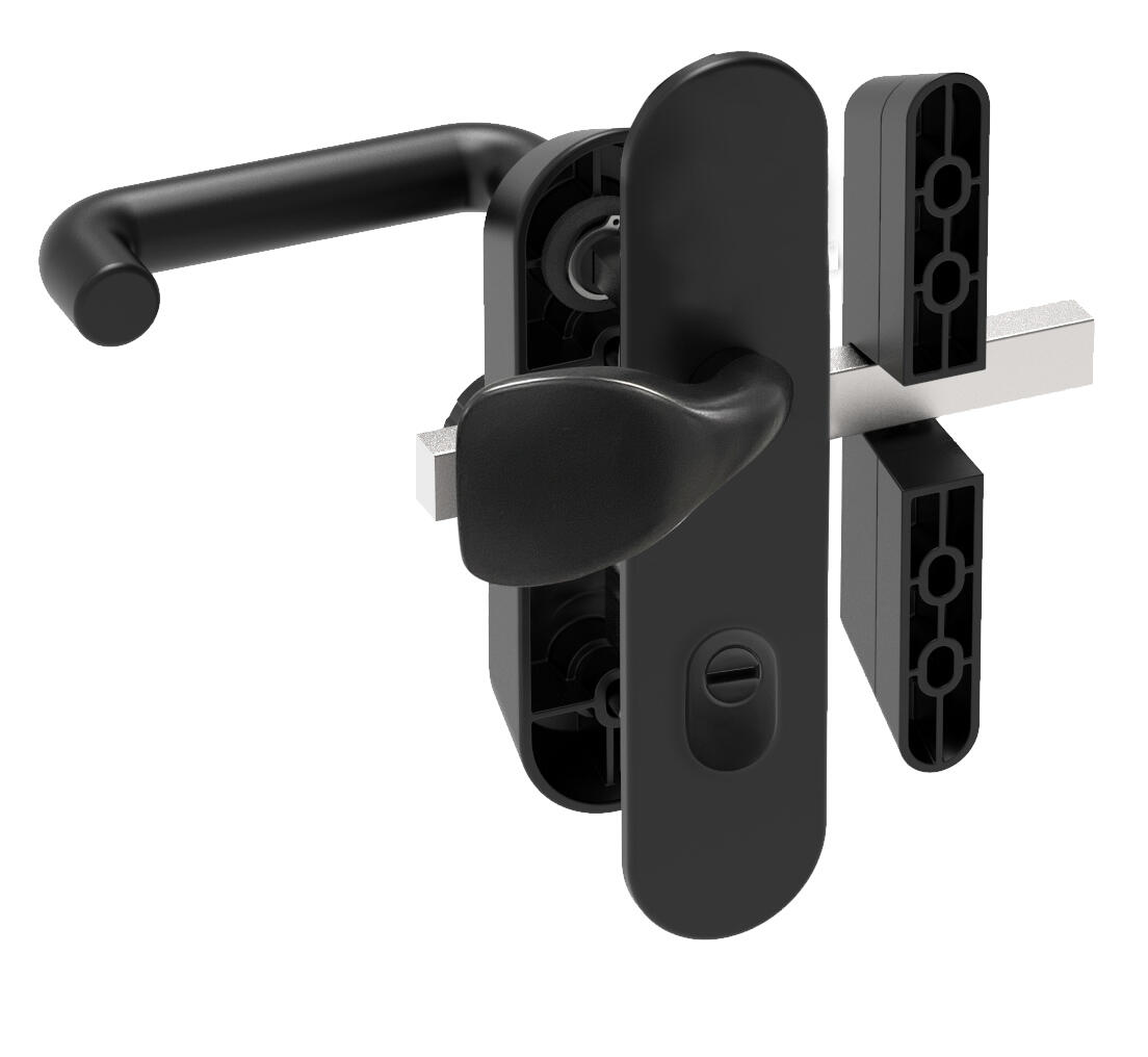 Cerrojo Arregui Dúplex MMT7224 con escudo de acero para reforzar puertas de trastero